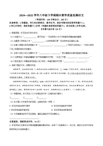 福建省泉州市台商区2024-2025学年八年级下学期期末考试语文试卷（含答案）