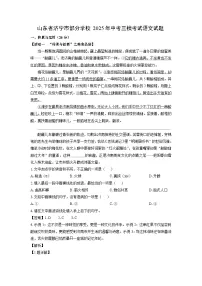 山东省济宁市部分学校2025年中考三模考试语文试题(解析版)