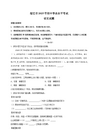 【真题】江苏省宿迁市2025年中考语文试卷（含答案解析）