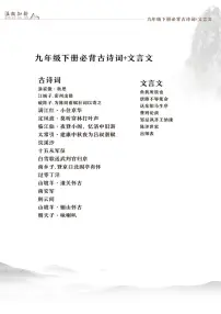 人教版九年级上册语文期末专项练习古文+文言文知识点汇总