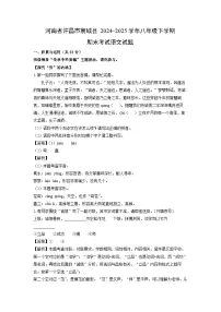 河南省许昌市襄城县2024-2025学年八年级下学期期末考试语文试卷(解析版)