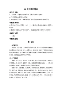 初中语文人教部编版(2024)七年级上册(2024)回忆我的母亲/朱德教案设计