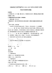 河南省驻马店市遂平县2024-2025学年七年级下学期期末考试语文试题（解析版）