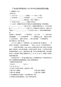 广东省东莞市校联考2025年中考三模考试语文试卷(解析版)