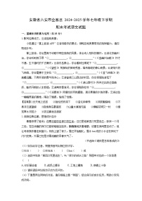 安徽省六安市金寨县2024-2025学年七年级下学期期末考试语文试卷(解析版)