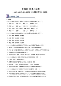 专题07 积累与运用（真题精选）-2025-2026学年八年级语文上册期中复习分层训练
