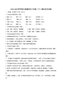2024-2025学年四川省南充市八年级（下）期末语文试卷(含详细答案解析)