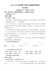 甘肃省庆阳市镇原县2024-2025学年七年级下学期期末语文试题