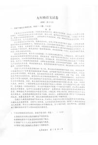 湖北省武汉东湖新技术开发区2025-2026学年九年级上学期期中语文试卷