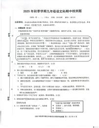 广西壮族自治区防城港市防城区2025-2026学年九年级上学期11月期中考试语文试题