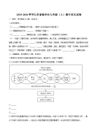 2025-2026学年江苏省徐州市九年级（上）期中语文试卷-自定义类型