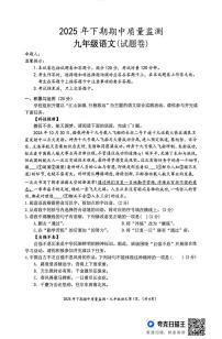 湖南省永州市新田县2025-2026学年九年级上学期期中考试语文试题