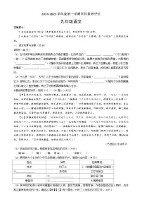 安徽省合肥市第四十五中学2024-2025学年九年级上学期期末考试语文试题-A4