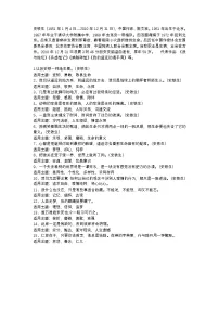 2025年初中语文中考专题复习学案：作文素材—史铁生的金句