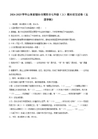 2024-2025学年山东省烟台市莱阳市七年级（上）期末语文试卷（五四学制）-自定义类型