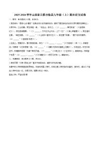 2025-2026学年山西省吕梁市临县九年级（上）期末语文试卷-自定义类型