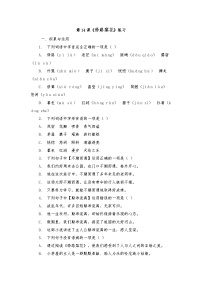 语文七年级下册（2024）驿路梨花同步练习题