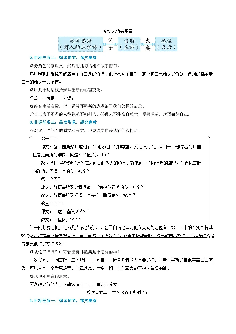24 寓言四则 教学设计-2025--2026学年七年级 语文·上册(统编版)第2页