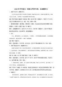 全命题作文-2026年中考语文一轮复习写作专项讲练（全国通用）