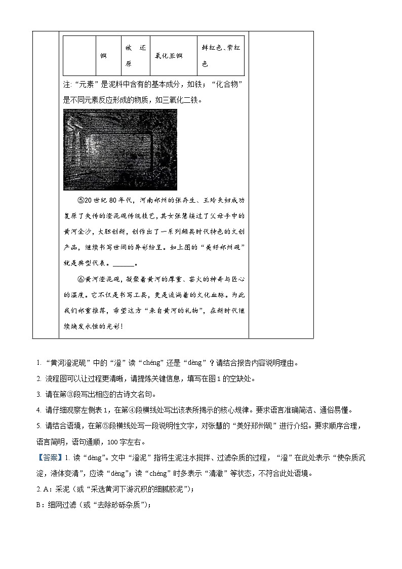 河南省郑州市2025-2026学年八年级上学期期末语文试题(含答案)(含解析)第3页