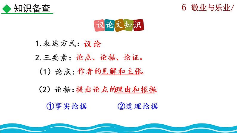 部编版语文九年级上册:7《敬业与乐业》课件08