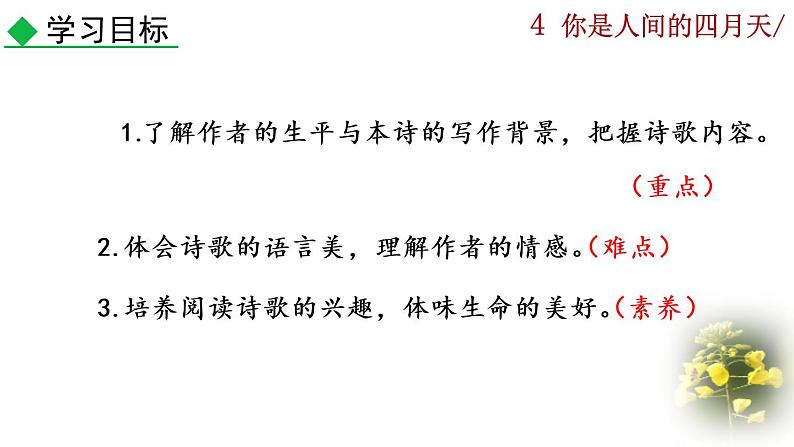 部编版语文九年级上册:5《你是人间的四月天》课件+音频素材03