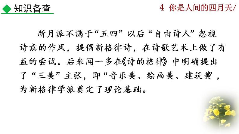 部编版语文九年级上册:5《你是人间的四月天》课件+音频素材08