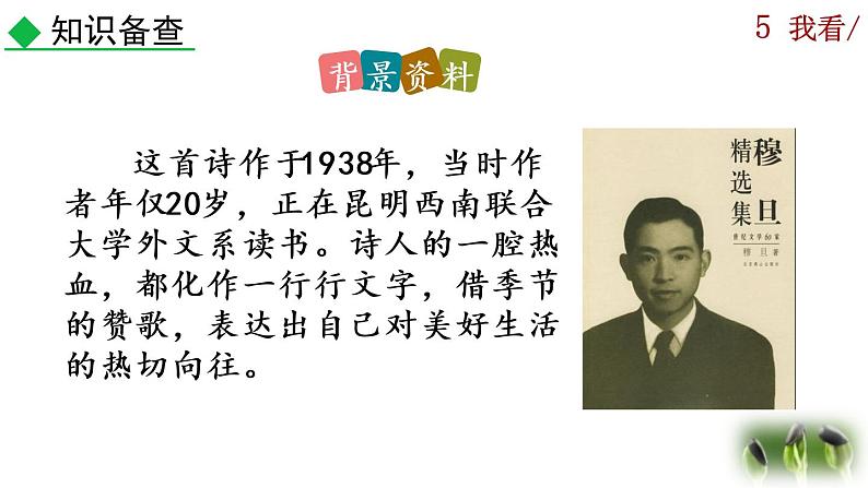 部编版语文九年级上册:6《我看》课件+音频素材08