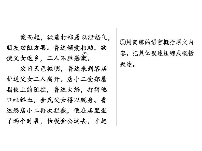 第四单元写作:学习缩写——部编版九年级语文上册习题课件(共14张PPT)07