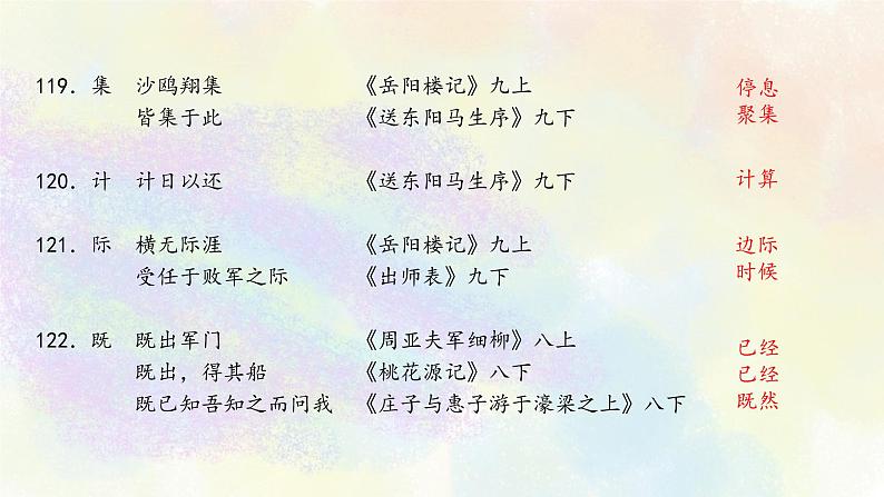 初中语文教材文言实词梳理J-K 课件05