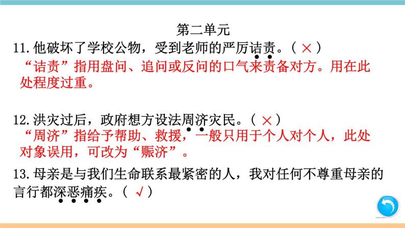 部编版八年级上册期末复习课件 专题2 词语（成语）（含答案）06