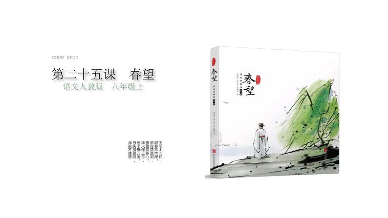 人教版八年级上册语文第二十五课春望课件01