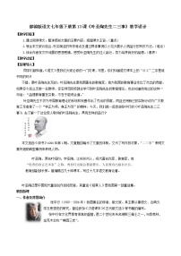 初中人教部编版第四单元13 叶圣陶先生二三事一等奖教案设计