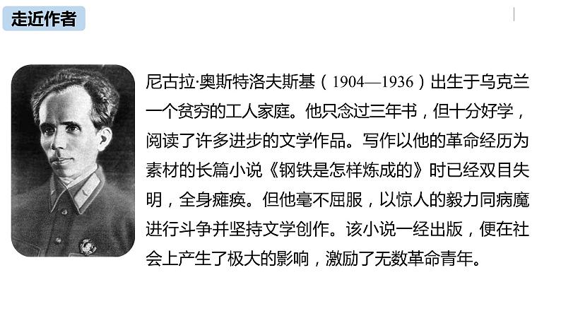 部编版八年级语文下册 第6单元 名著导读 《钢铁是怎样炼成的》摘抄和做笔记(PPT课件)04