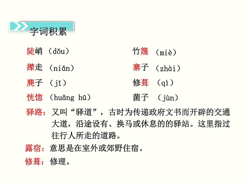 【教学课件】部编版语文七年级下册第4单元15 驿路梨花08