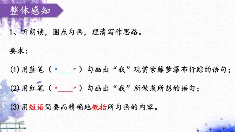 2020—2021学年部编版语文七年级下册第18课《紫藤萝瀑布 》课件（共36张PPT）08