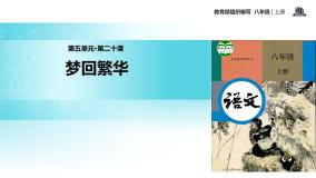 人教部编版八年级上册20* 梦回繁华教学课件ppt