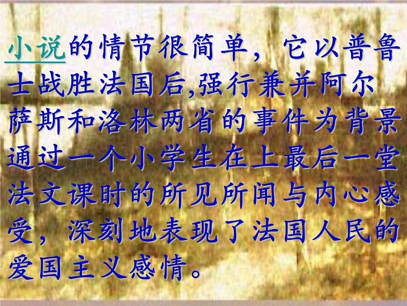 人教部编版七年级语文下册《最后一课》精品教学课件PPT初一优秀公开课305