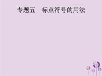 课标通用中考语文总复习优化设计专题5标点符号的用法课件20190403191