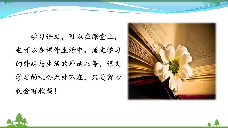 【部编版】七年级下册语文 第6单元 综合性学习 我的语文生活(课件+教案+素材)01