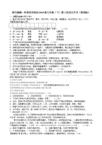 湖南省长沙市开福区青竹湖湘一外国语学校2019—2020学年七年级下学期第三次月考语文试题