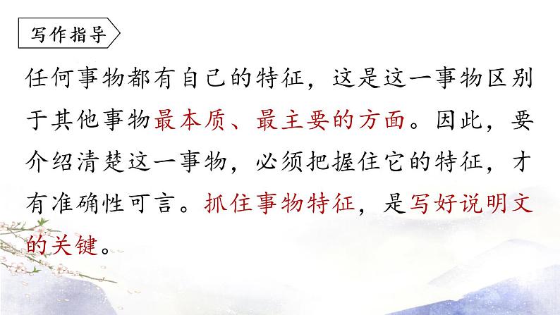 第5单元 写作:说明事物要抓住特征 课件 2021--2022学年部编版八年级语文上册05