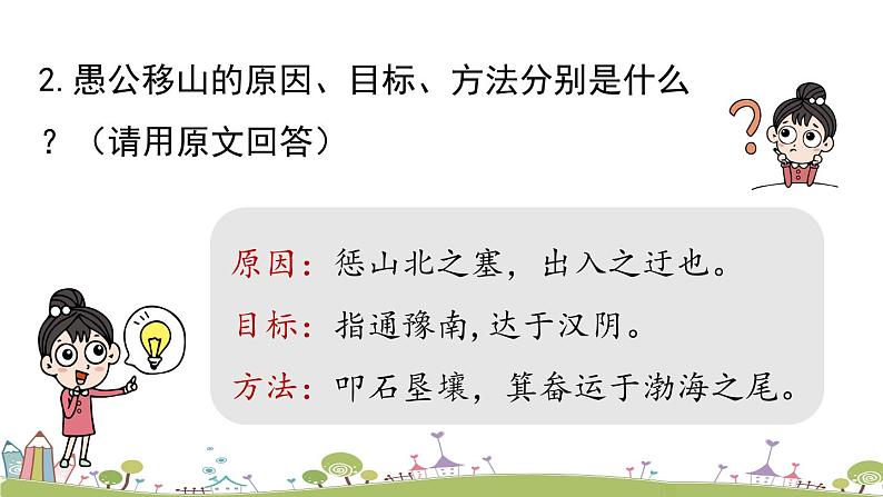 部编版八年级语文上册 第6单元 24《愚公移山》第2课时PPT课件06