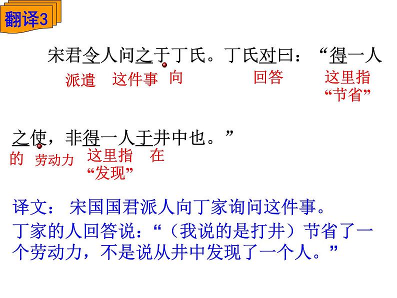 人教部编语文七年级上 穿井得一人2 课件04