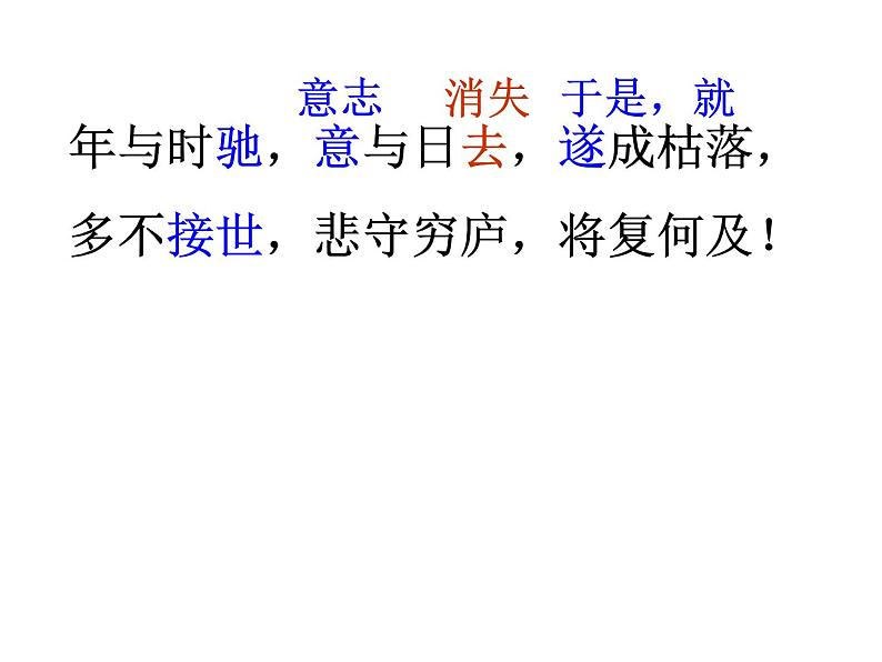 人教部编语文七年级上 诫子书5 课件07