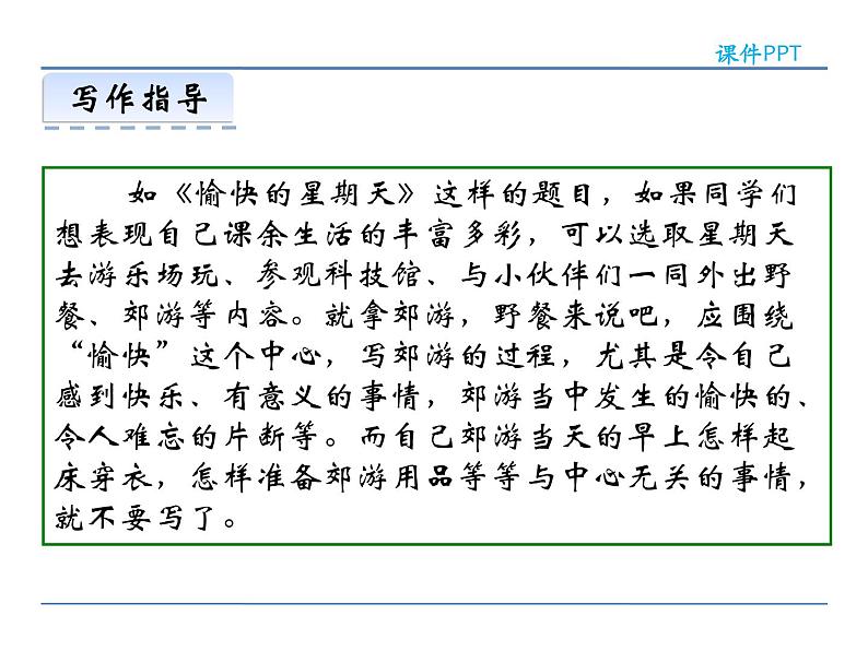 人教部编语文七年级上 第四单元写作 课件06