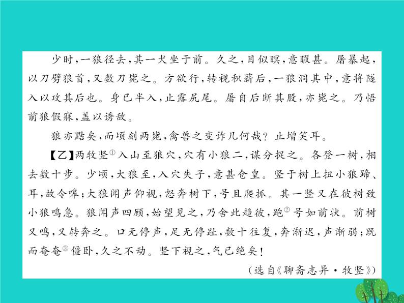 人教部编七年级语文上册第5单元测试课件(含答案)第8页