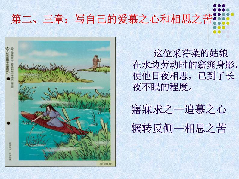 人教部编版语文八年级下册12诗经两首《关雎》公开课《蒹葭》公开课ppt课件(17页)第7页