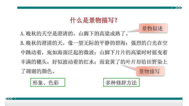 人教部编语文八年级上 学习描写景物 课件05