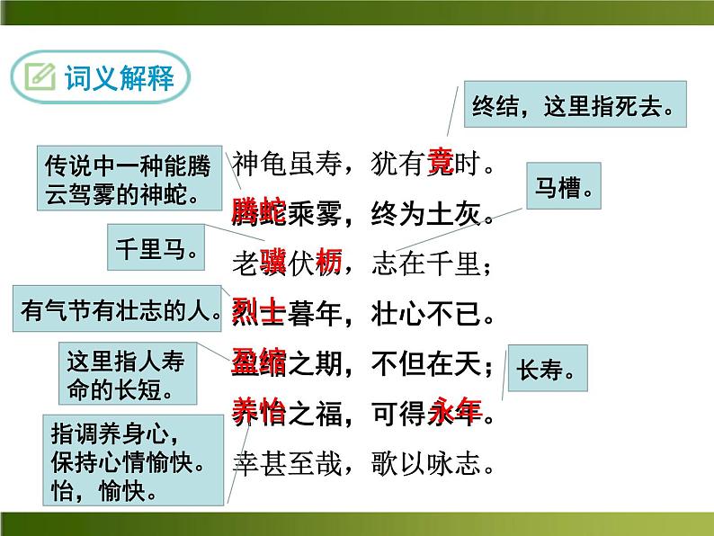 人教部编语文八年级上 课外古诗词1·梁甫行 课件06